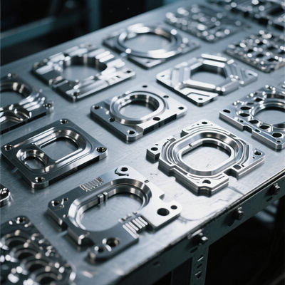 Fachgefertigte Stanzteile mit CNC-Verarbeitungstechnologie und Farbfläche