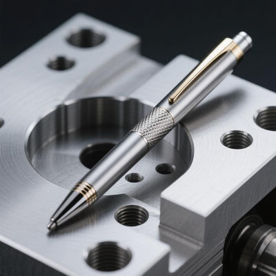 Tactical Titanium Pocket Pen Anodisiert Korrosionsbeständig & Gift-Ready CNC Bearbeitung Titanium Pen